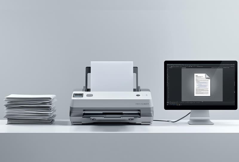 Archivo físico ordenado listo para digitalizar